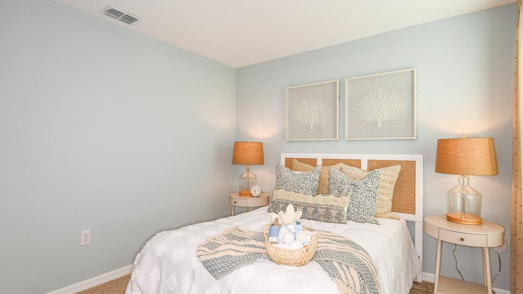 Furnished interior in a model home at Marion Creek in Haines City (Image 67).