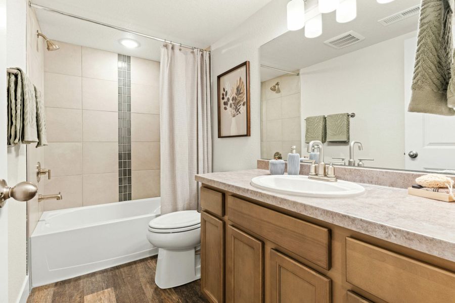 Furnished interior in a model home at The Trails at Aspen Ridge – Altitude Collection in Colorado Springs (Image 25).