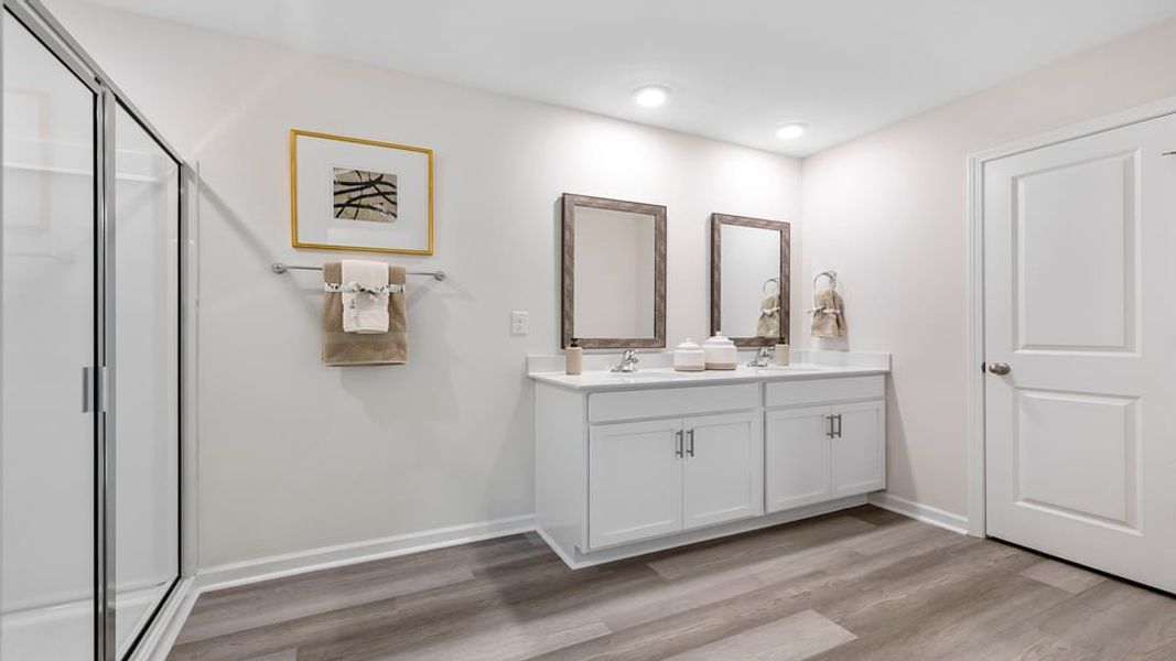 Furnished interior in a model home at Baxter Village in Boiling Springs (Image 28).