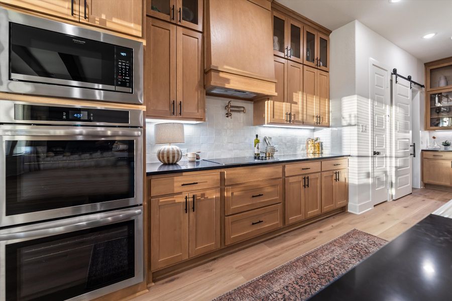 Furnished interior in a model home at Grayson Ridge in Van Alstyne (Image 47).