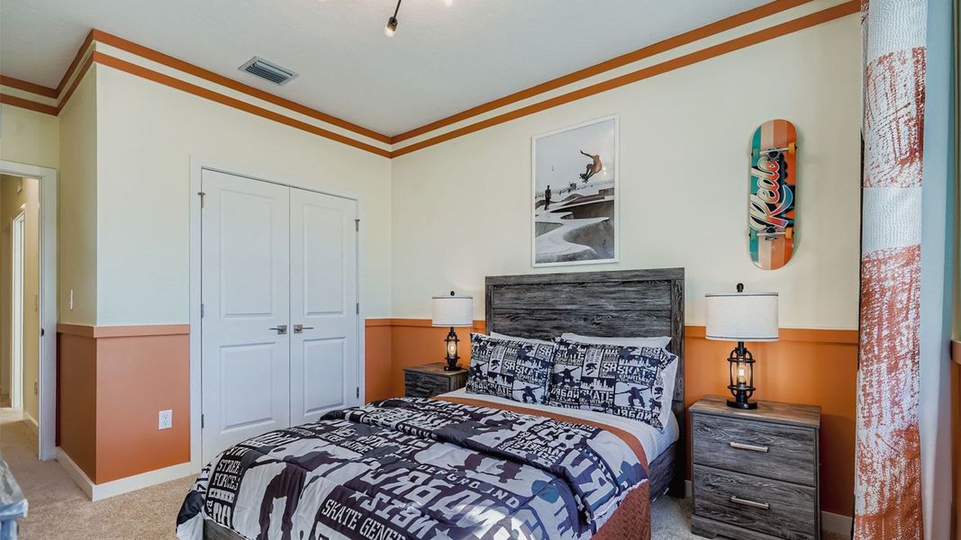 Furnished interior in a model home at Lakeside Landing in Royal Palm Beach (Image 17).