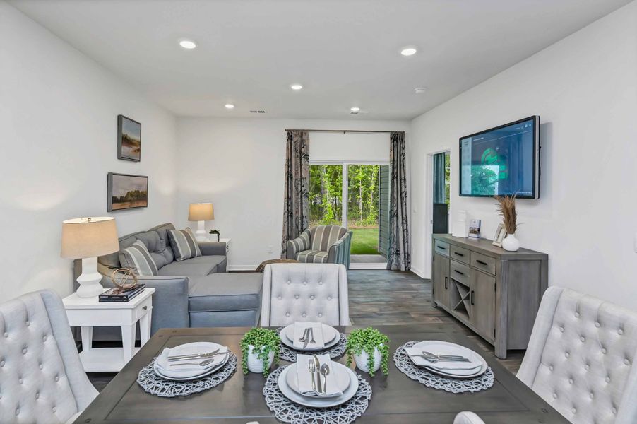 Furnished interior in a model home at Willow Commons in Lugoff (Image 14).