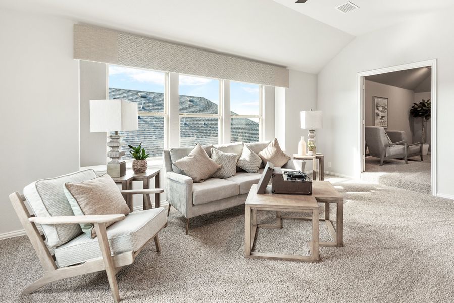 Game Room. Bloomfield Homes - New Homes in Dallas Fort Worth, Texas