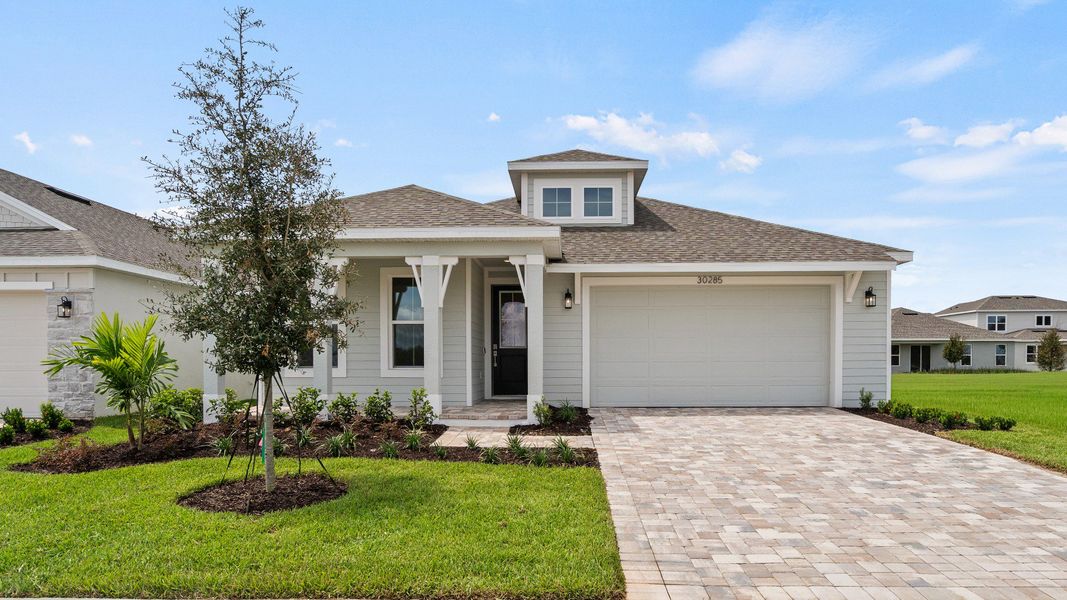 The Buttonwood Plan for Lakeside at Satilla in Saint Cloud, Florida by DRB Homes.