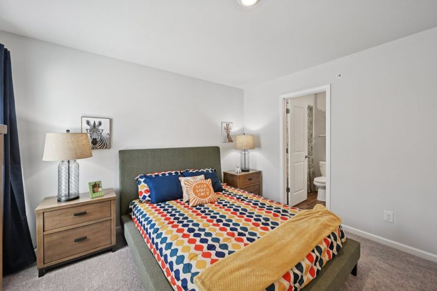 Furnished interior in a model home at Chastain Heights in Woodstock (Image 50).