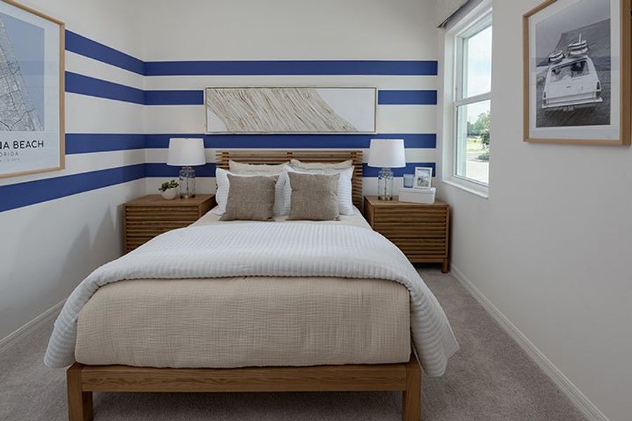 Furnished interior in a model home at Liberty Station Single Family in Orange City (Image 13). Furnished interior in a model home at Liberty Station Single Family in Orange City (Image 13).