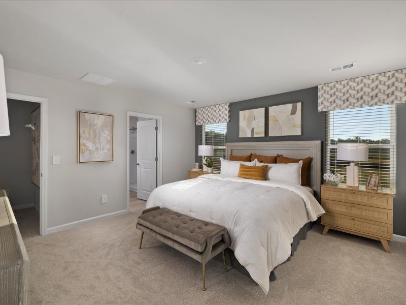 Furnished interior in a model home at Pleasant Brook in Piedmont (Image 12).