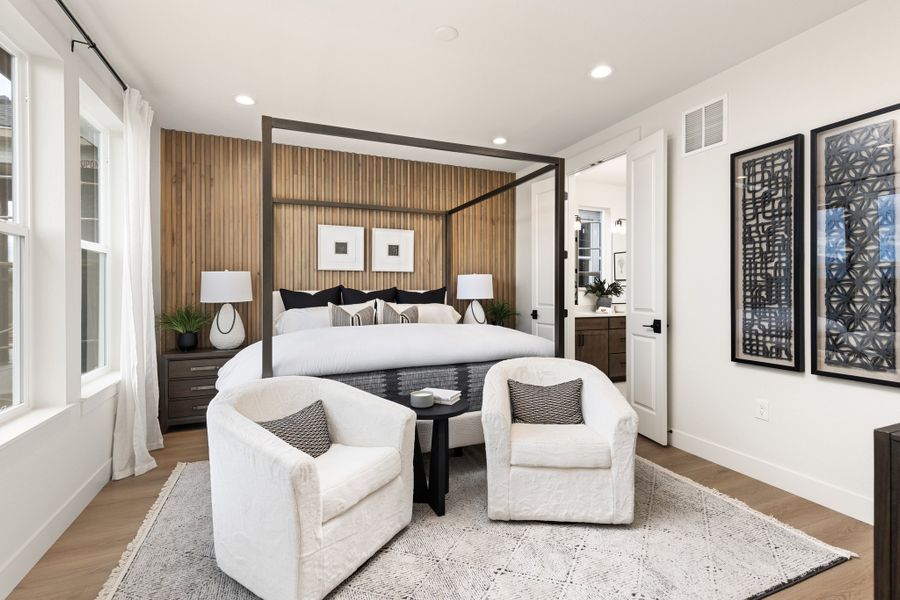 Sterling Ranch Homestead - American Legend Homes Model Home - Main Bedroom Sterling Ranch Homestead - American Legend Homes Model Home - Main Bedroom