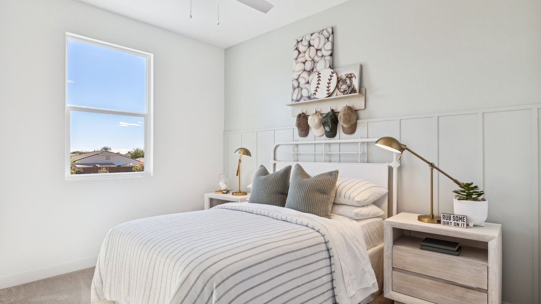 Furnished interior in a model home at The Ridge at Stone Butte in Phoenix (Image 38).
