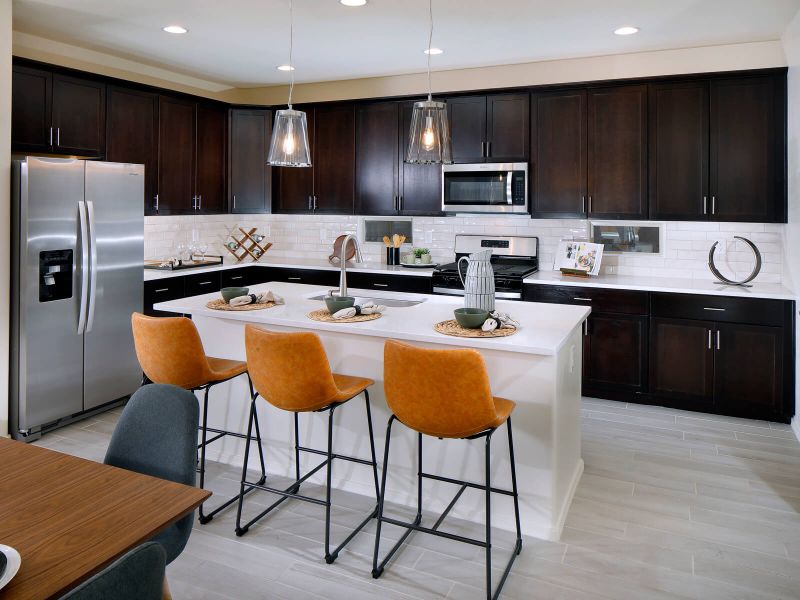 Furnished interior in a model home at Sunset Crest - Signature Series in Tucson (Image 3). Furnished interior in a model home at Sunset Crest - Signature Series in Tucson (Image 3).