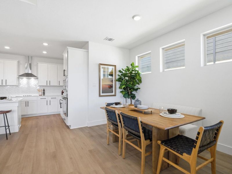 Furnished interior in a model home at Mercer Meadows in Royse City (Image 12).