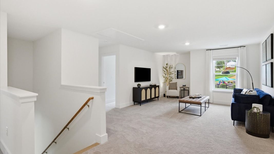 Furnished interior in a model home at Catlett Cove in Knoxville (Image 20).