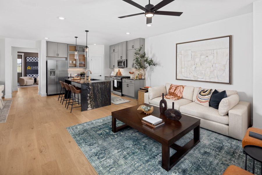 Furnished interior in a model home at Chelsea Commons in Allen (Image 5). Furnished interior in a model home at Chelsea Commons in Allen (Image 5).