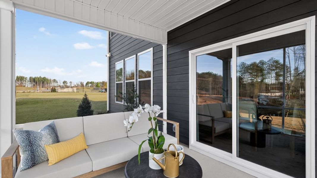 Exterior details of a home in The Grove at Winston Pointe, Clayton (Image 4).