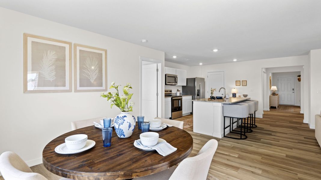 Furnished interior in a model home at Prairie Pass Express in Apison (Image 20).