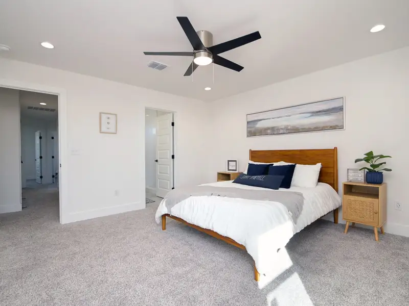 Furnished interior in a model home at Van Cleave in San Antonio (Image 7).