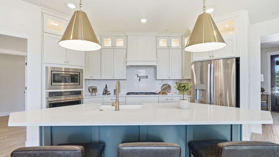 Furnished interior in a model home at Lakeside at Millican Reserve in College Station (Image 16). Furnished interior in a model home at Lakeside at Millican Reserve in College Station (Image 16).