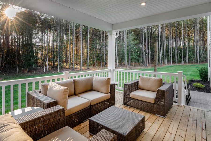 Your private outdoor retreat—perfect for morning coffee or evening downtime.