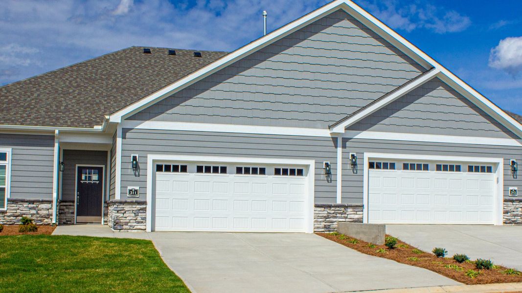 Front exterior of a home in the Village at Maple Leaf Farm community, located in King, NC (Image 3).