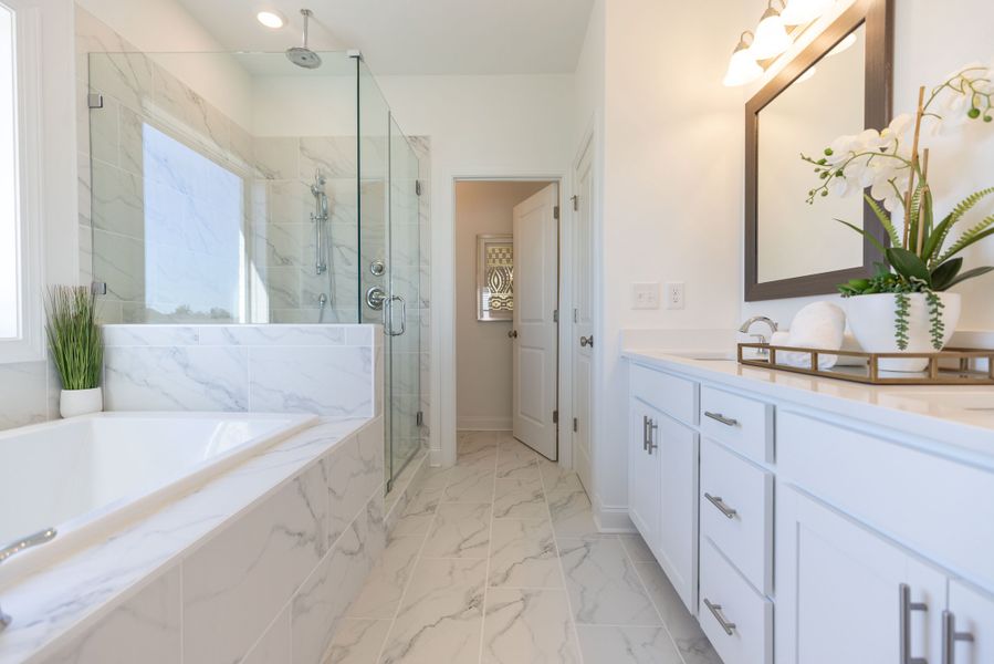 The Glendale Townhome Model - Owner's Bathroom The Glendale Townhome Model - Owner's Bathroom