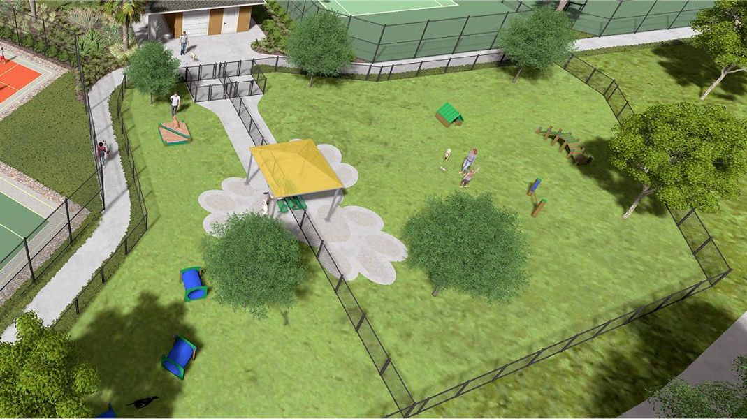 Tuckers Cove Amenity Dog Park Courts