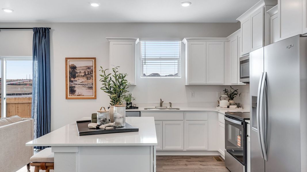 Furnished interior in a model home at The Ridge at Lorson Ranch in Colorado Springs (Image 20).