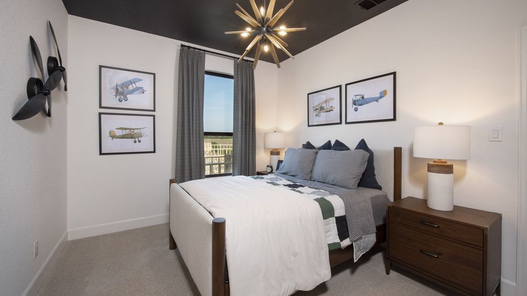 Furnished interior in a model home at Haby Hill 60' in San Antonio (Image 16). Furnished interior in a model home at Haby Hill 60' in San Antonio (Image 16).