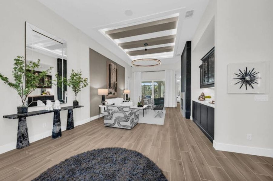 Furnished interior in a model home at River Preserve Estates in Parrish (Image 81). Furnished interior in a model home at River Preserve Estates in Parrish (Image 81).