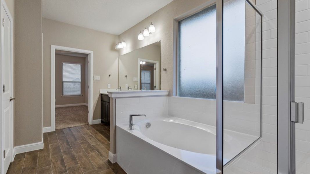 Furnished interior in a model home at Eden Ranch in Arlington (Image 29).