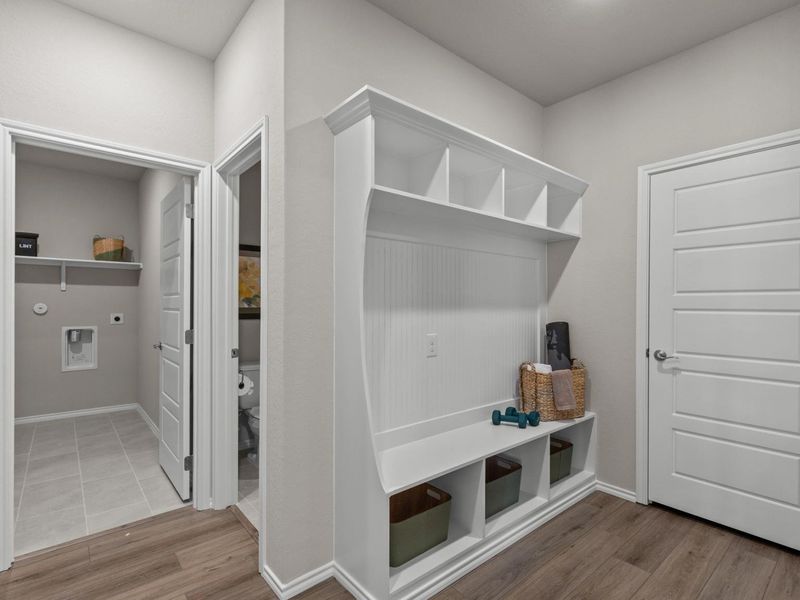 Furnished interior in a model home at Comanche Ridge in San Antonio (Image 16).