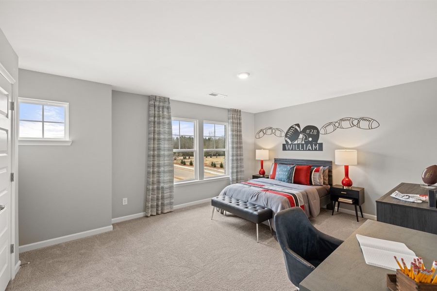 Furnished interior in a model home at Westland in Bogart (Image 21).
