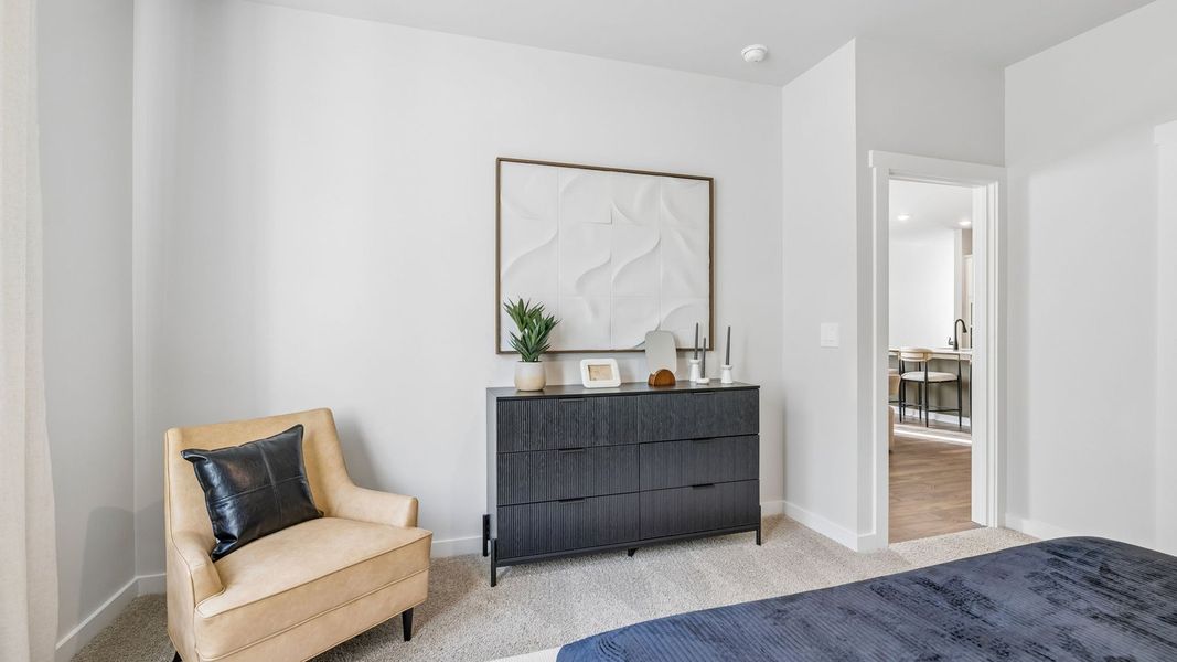 Furnished interior in a model home at Reserve at Hickory Ridge in Columbia (Image 96).