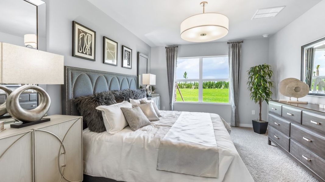 Furnished interior in a model home at Palmetto Landing at Babcock Ranch Express in Punta Gorda (Image 24).
