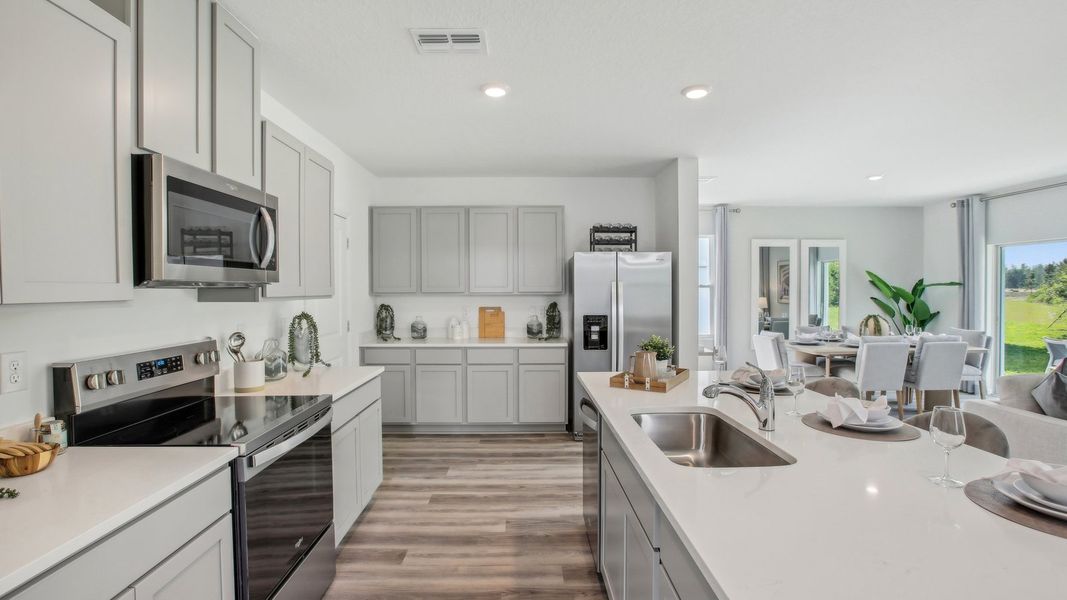 Furnished interior in a model home at Berry Bay in Wimauma (Image 24).