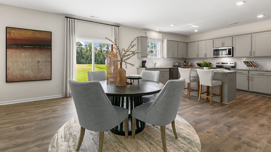 Furnished interior in a model home at Forest Creek in Winston-Salem (Image 12).