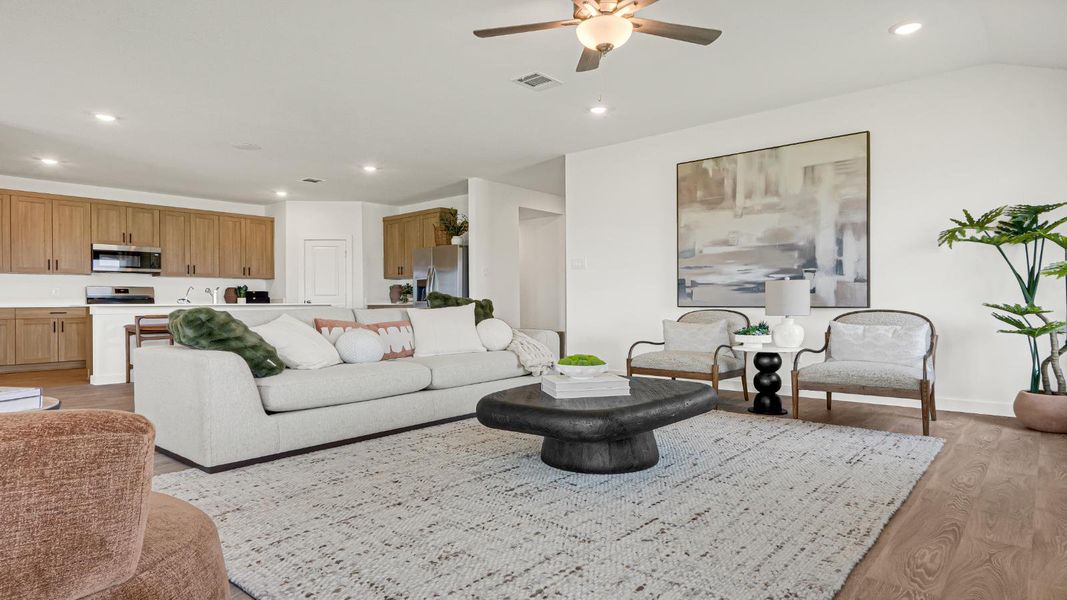 Furnished interior in a model home at Blue Heron Estates in Beasley (Image 21).