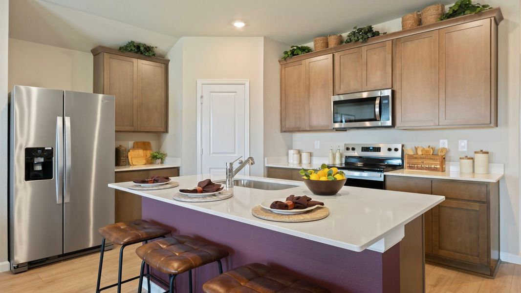 Furnished interior in a model home at Grand Lake in Snook (Image 8).