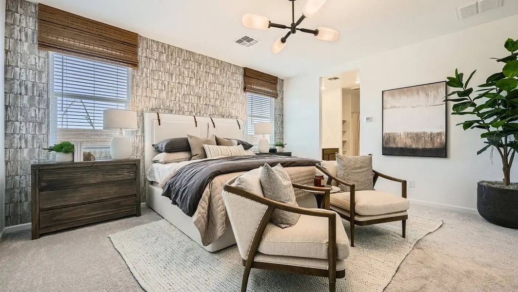 Furnished interior in a model home at Bella Vista Farms: Gateway IV in San Tan Valley (Image 11).