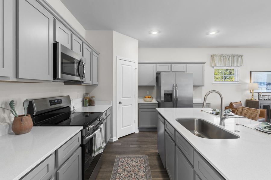 Furnished interior in a model home at Knox Place in Hephzibah (Image 8).