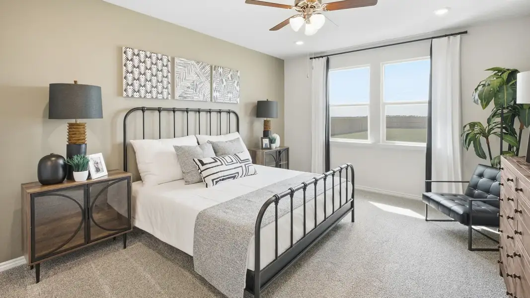 Furnished interior in a model home at Homestead in Temple (Image 16). Furnished interior in a model home at Homestead in Temple (Image 16).