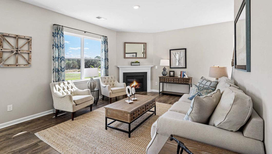 Furnished interior in a model home at Palmetto Valley in Anderson (Image 16). Furnished interior in a model home at Palmetto Valley in Anderson (Image 16).