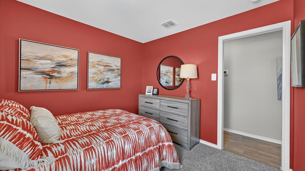 Furnished interior in a model home at The Hills at Reunion in Newark (Image 52).