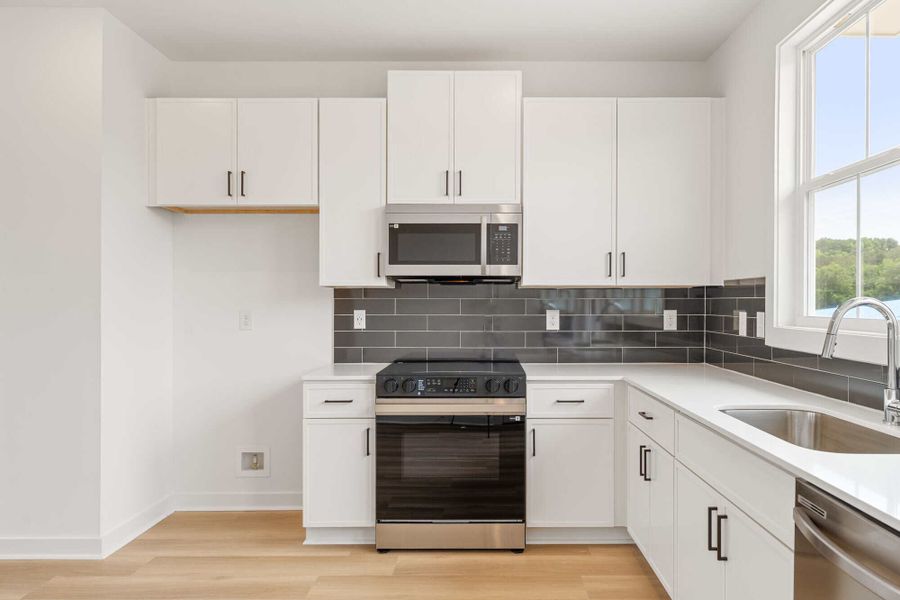 Furnished interior in a model home at Array in Atlanta (Image 38).