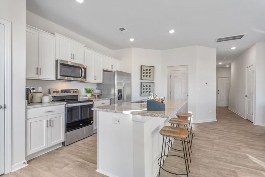 Furnished interior in a model home at Glennview in Kernersville (Image 3).
