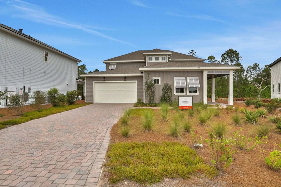 Street view of homes within the Sunbridge master-planned community in St. Cloud, FL (Image 28).