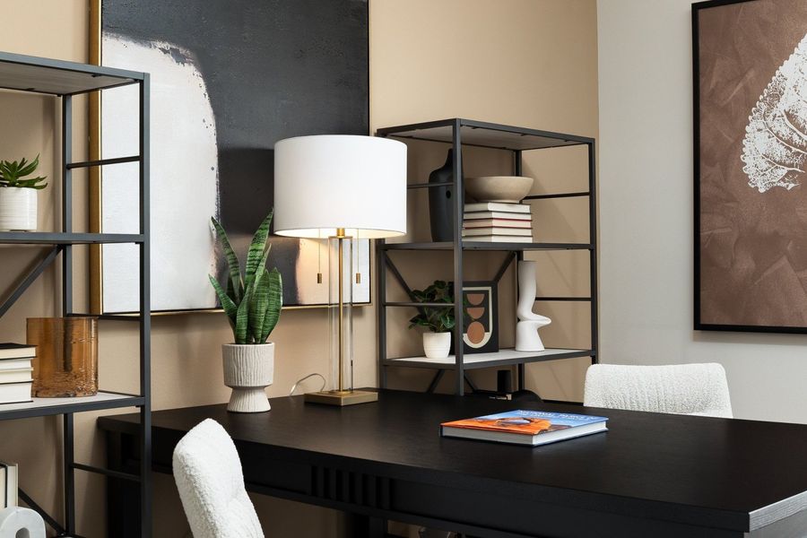 Furnished interior in a model home at Alberta Heights in Edinburg (Image 42).