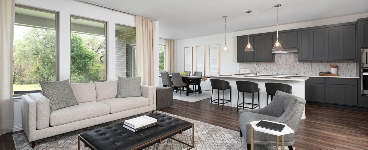 Furnished interior in a model home at Devonshire 50s in Forney (Image 14). Furnished interior in a model home at Devonshire 50s in Forney (Image 14).