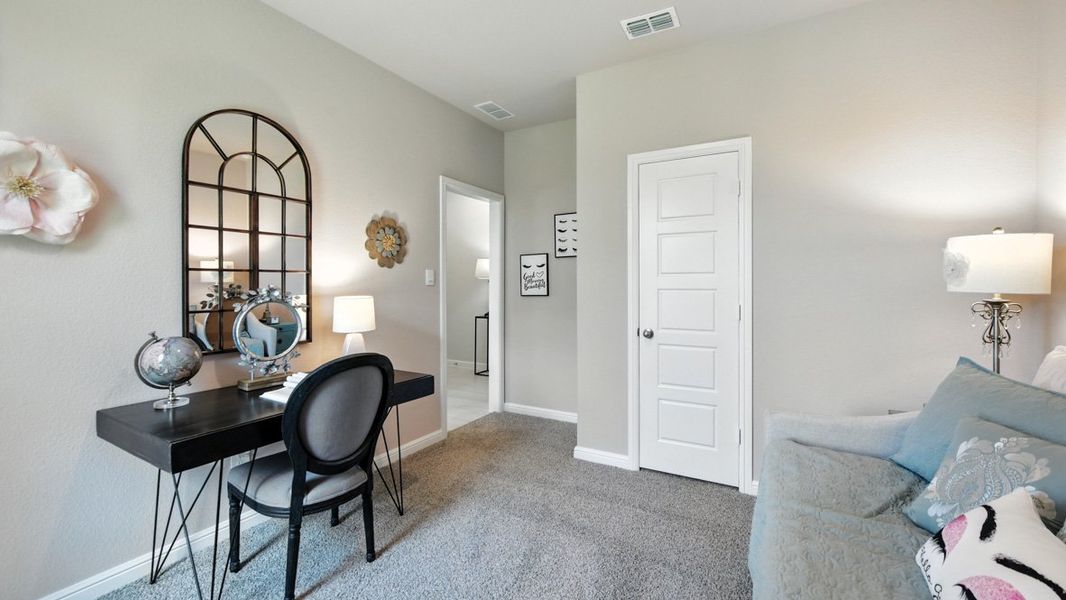 Furnished interior in a model home at Vista Park in Decatur (Image 16). Furnished interior in a model home at Vista Park in Decatur (Image 16).