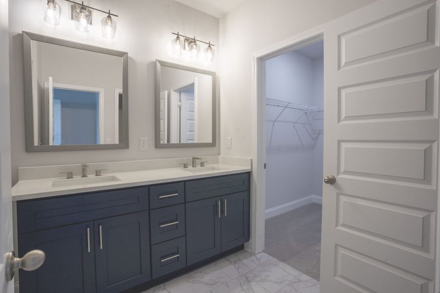 Furnished interior in a model home at Town Center Overlook in Norcross (Image 17). Furnished interior in a model home at Town Center Overlook in Norcross (Image 17).