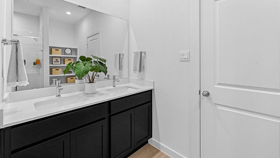 Furnished interior in a model home at Sorrento in Richmond (Image 48).